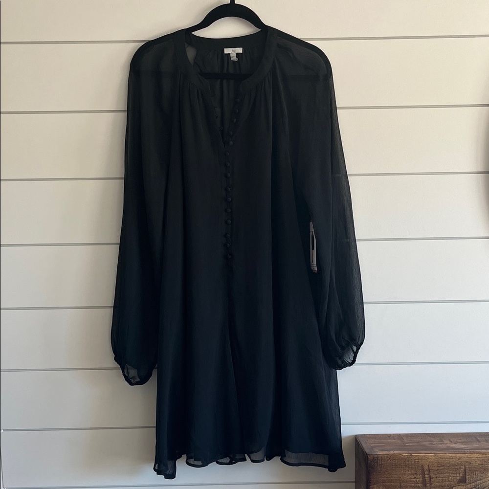 Joie Black Long Sleeve Dress